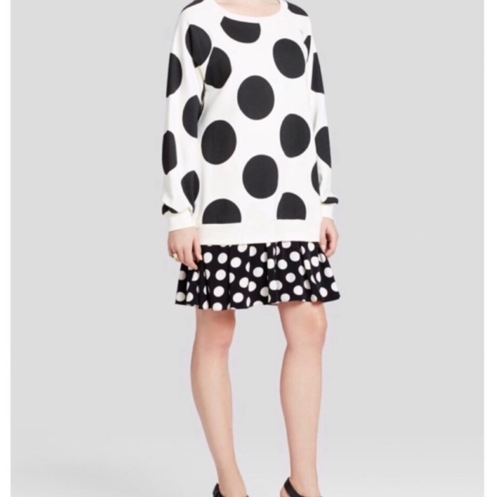 COPY - Moschino polka dot sweatshirt dress